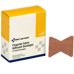 First Aid Only G128 Heavy Woven Fingertip Bandages 25/Box