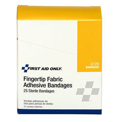 First Aid Only G128 Heavy Woven Fingertip Bandages 25/Box