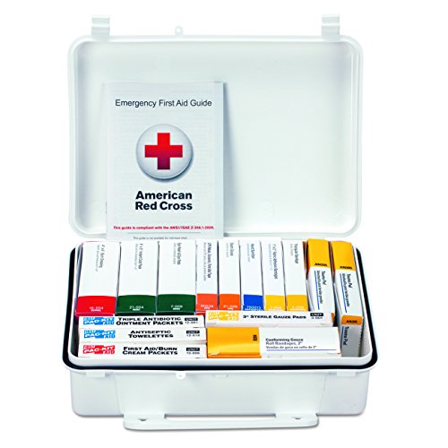 First Aid Only 90569 16 Unit ANSI A First Aid Kit Plastic Weatherproof 25 Person