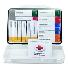 First Aid Only 90569 16 Unit ANSI A First Aid Kit Plastic Weatherproof 25 Person