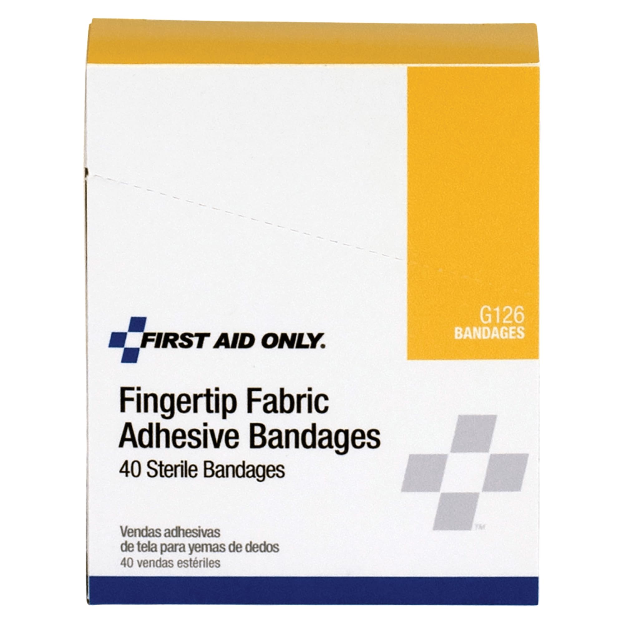 First Aid Only G126 Fingertip Fabric Bandage 40 Count