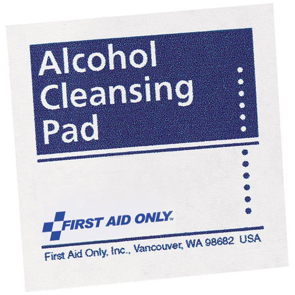 First Aid Only H305 Alcohol Cleansing Wipes 100/Box