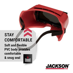 Jackson Safety 15991 Cutting Goggles Anti Fog Tinted IRUV Shade 5 Welding Cutting