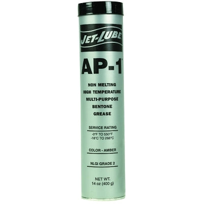 Jet-Lube 31550 AP-1 Hi-Temp Multi-Purpose Grease 14 oz Cartridge