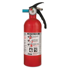 Kidde 440160MTL 2 lb BC Automotive Fire Extinguisher with Metal Valve and Nylon Strap Bracket