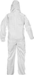 KleenGuard 44325 A40 Hooded Microporous Film Laminate Coverall, 2X-Large, White