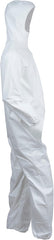 KleenGuard 44325 A40 Hooded Microporous Film Laminate Coverall, 2X-Large, White