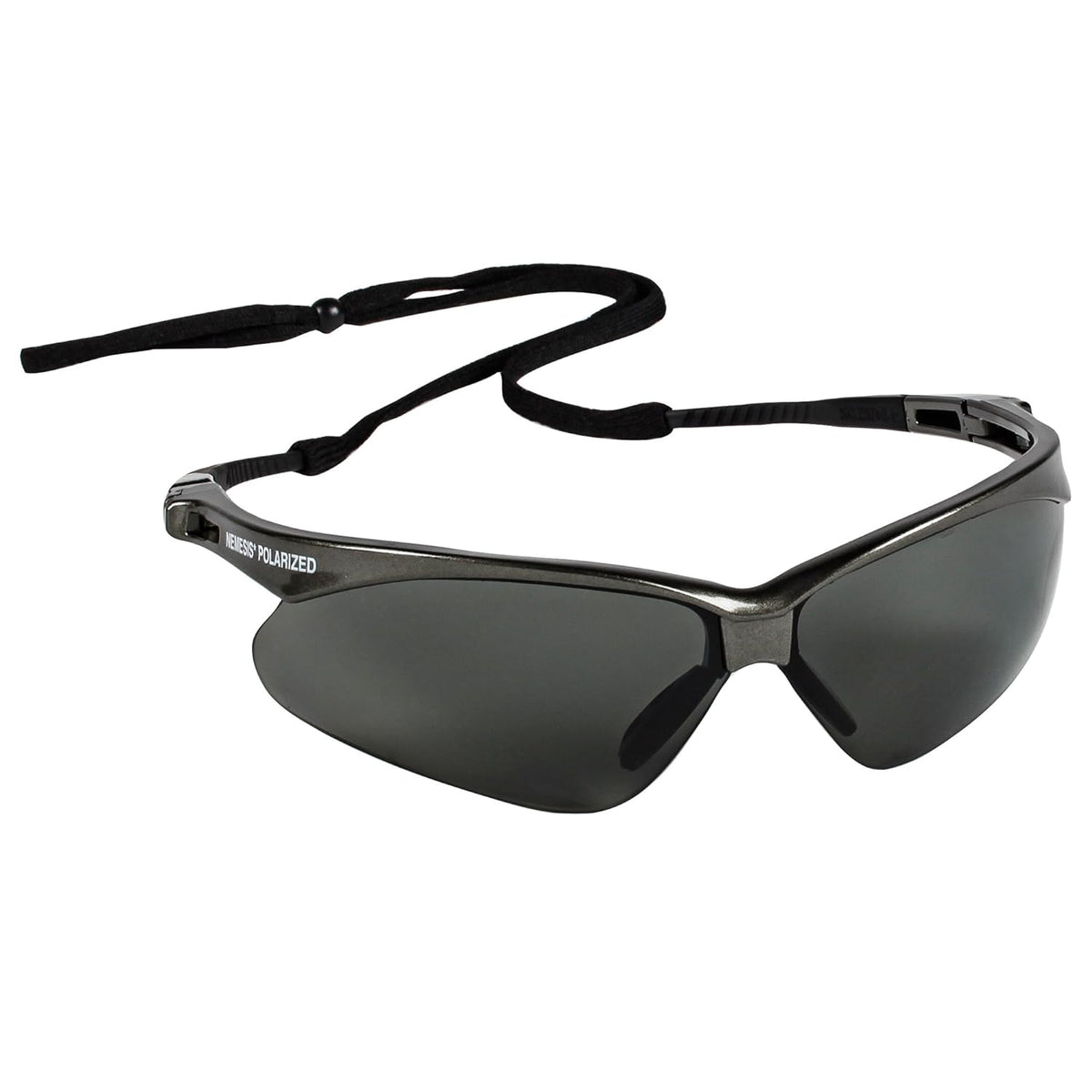 KleenGuard 28635 V30 Nemesis Polarized Safety Glasses Smoke Grey Lenses Gunmetal Frame