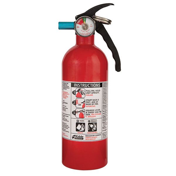 Kidde 21005944MTL Fire Extinguisher 2 lb BC Disposable