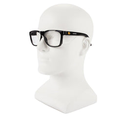 KleenGuard 49309 Maverick Polycarbonate Black Frame Safety Glass with Anti-fog Lens