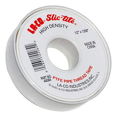 La-Co 44084 Slic-tite PTFE Pipe Thread Tape 1200 Length 1/2 Wide 12 Pack