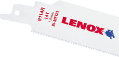 Lenox 201789114R Lazer Metal Cutting Reciprocating Saw Blade Bi-Metal 9 inches 14 TPI 5 Pack