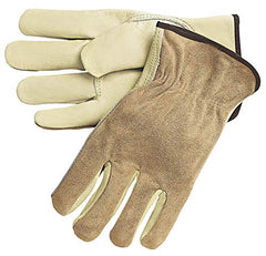 MCR Safety 3205M Keystone Thumb, Medium, Leather Work Gloves