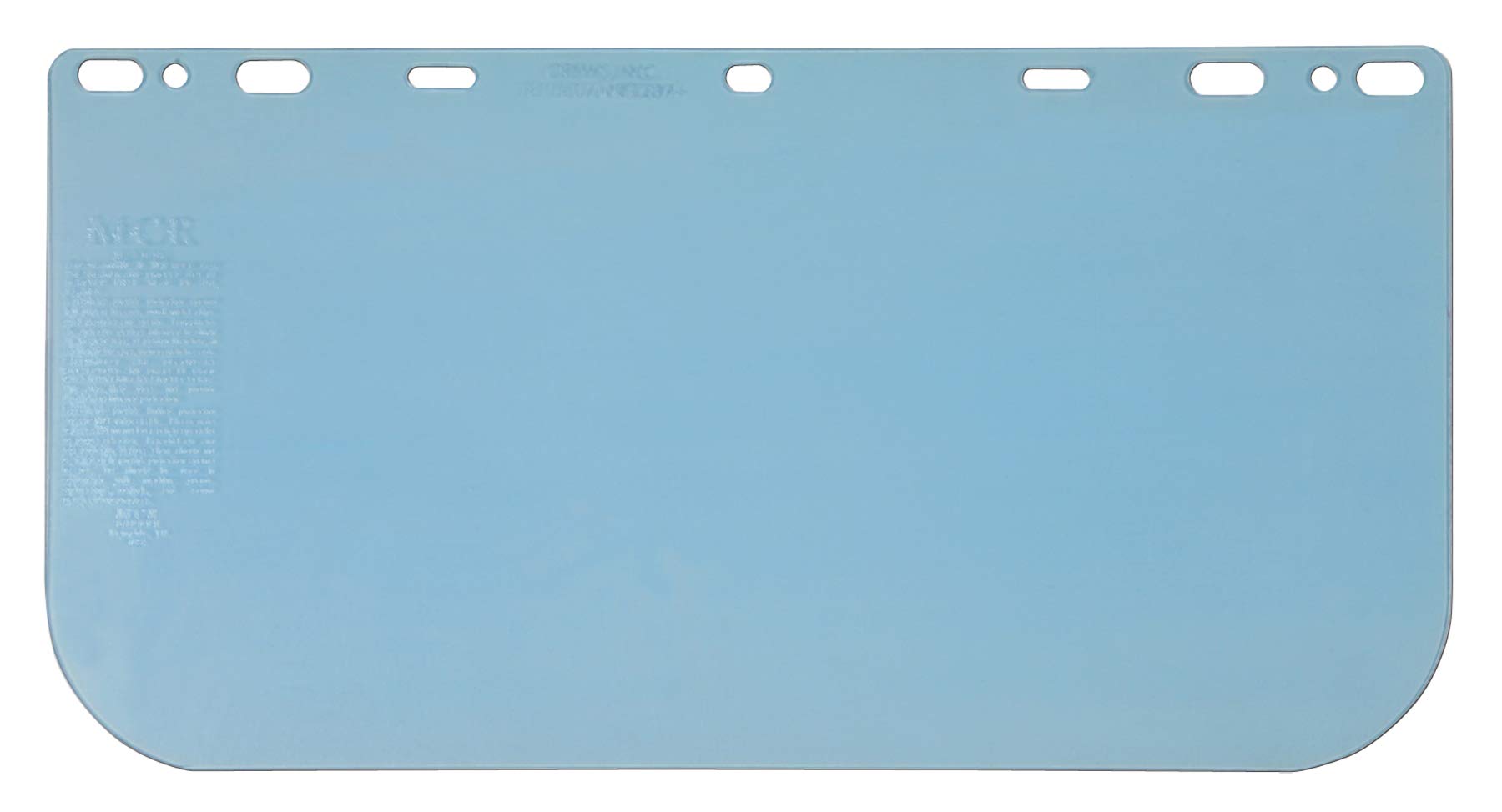 MCR Safety 181560 Polycarbonate Universal Visor Safety Faceshield, Clear, 8-Inch by 15-1/2-Inch, 0.060-Inch Thick