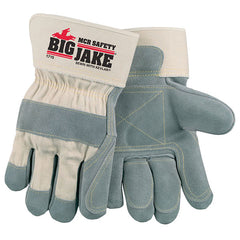 MCR Safety 1715 Big Jake Premium A+ Side Leather Double-Palm Work Gloves XL