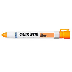 Markal 61043 Quik Stik All-Purpose Solid Paint Marker, Fluorescent Orange