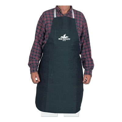 MCR Safety 39836 Denim Memphis Apron with 2 Pocket, Blue, 36-Inch