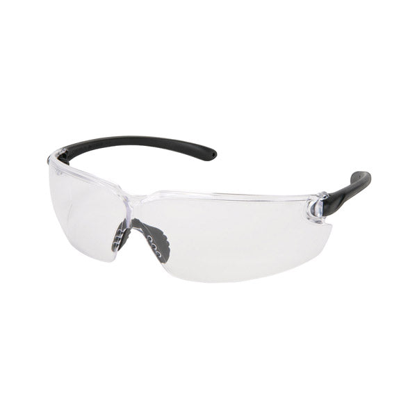 MCR Safety BL110 BlackKat Safety Glasses Clear Lens 12 Pair