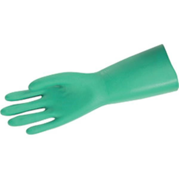 MCR Safety 5310 Nitri-Chem Unsupported Nitrile Gloves 11 mil XL Green 13 inches