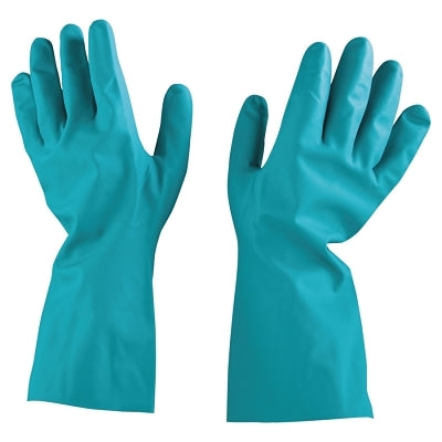 MCR Safety 5310 Nitri-Chem Unsupported Nitrile Gloves 11 mil XL Green 13 inches