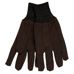 MCR Safety 7100 Jersey Cotton/Polyester Gloves Brown Large 12 Pair