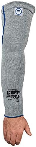 MCR Safety 9318D7 Memphis 7 Gauge Dyneema Sleeve Gray 18-Inch