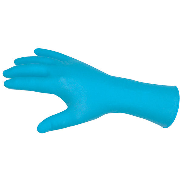 MCR Safety 6012L NitriMed Disposable Gloves Powder Free Textured 6 mil Large Blue