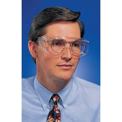 MCR Safety 9810XL Yukon Protective Eyewear, Clear Polycarbonate Lenses, Scratch-Resistant Coating