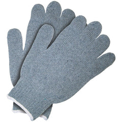 Mcr Safety 9507LM String Knit Gloves Cotton/Polyester Gray Large