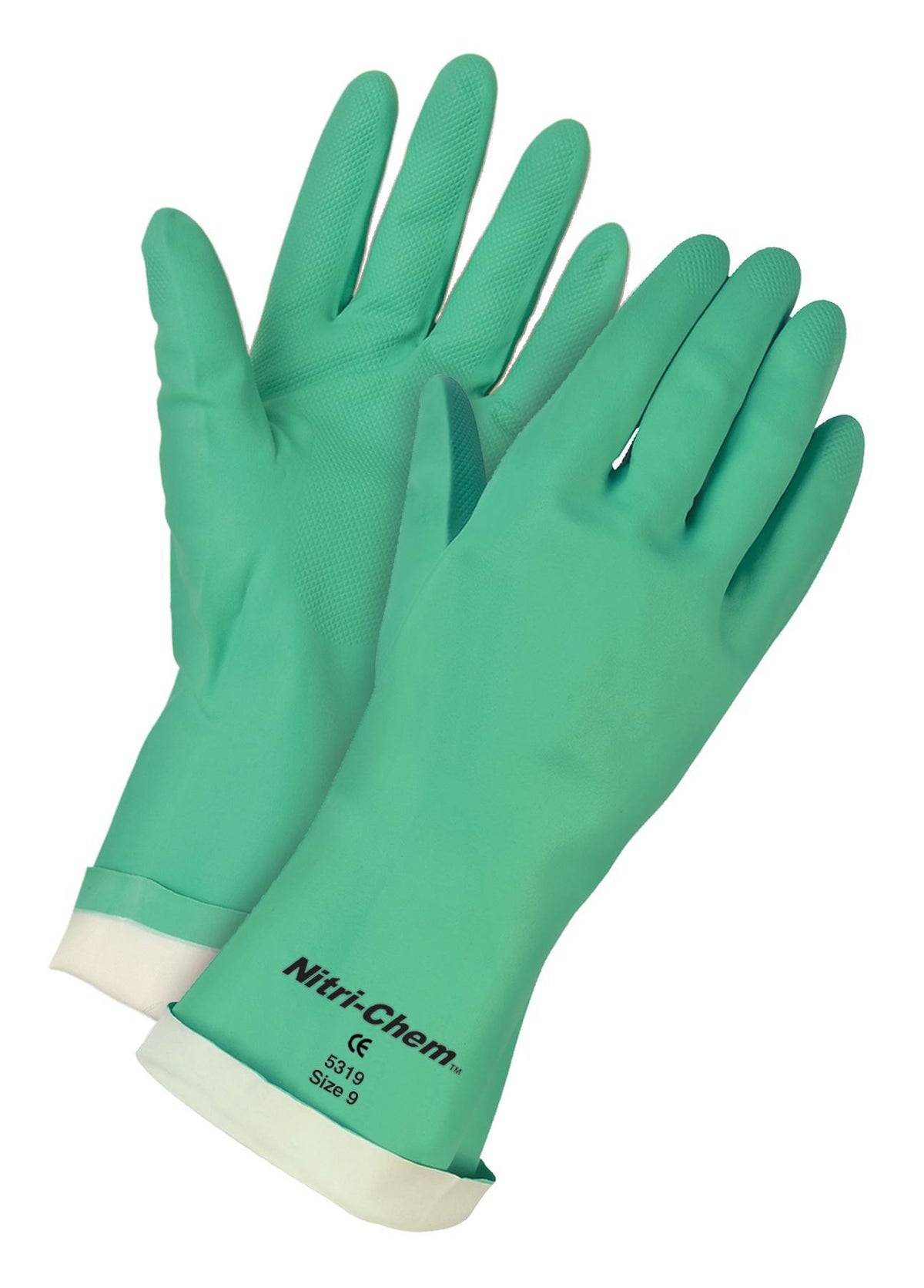 MCR Safety 5320 Nitri-Chem Nitrile Gloves XL 15 Mil Chemical Resistant