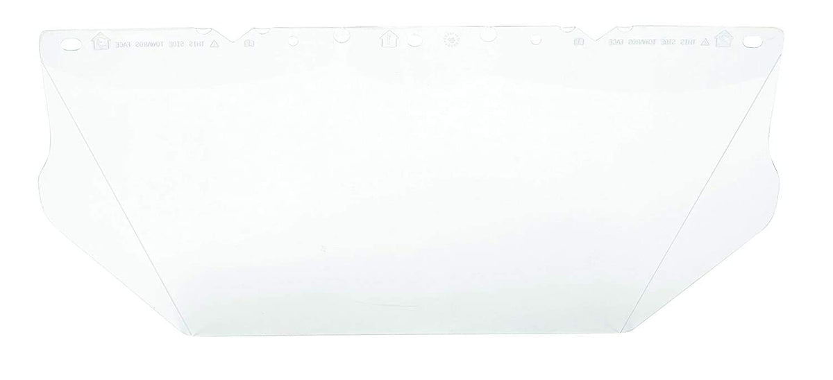 MSA 10115836 V-Gard Visor 8 x 17 x 0.04 Inches Clear Polycarbonate