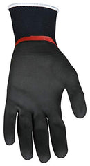 MCR Safety N96783XL Ninja BNF Work Gloves 18 Gauge Over Knuckle Nitrile Dip Black BNF Palm Fingertips X-Large