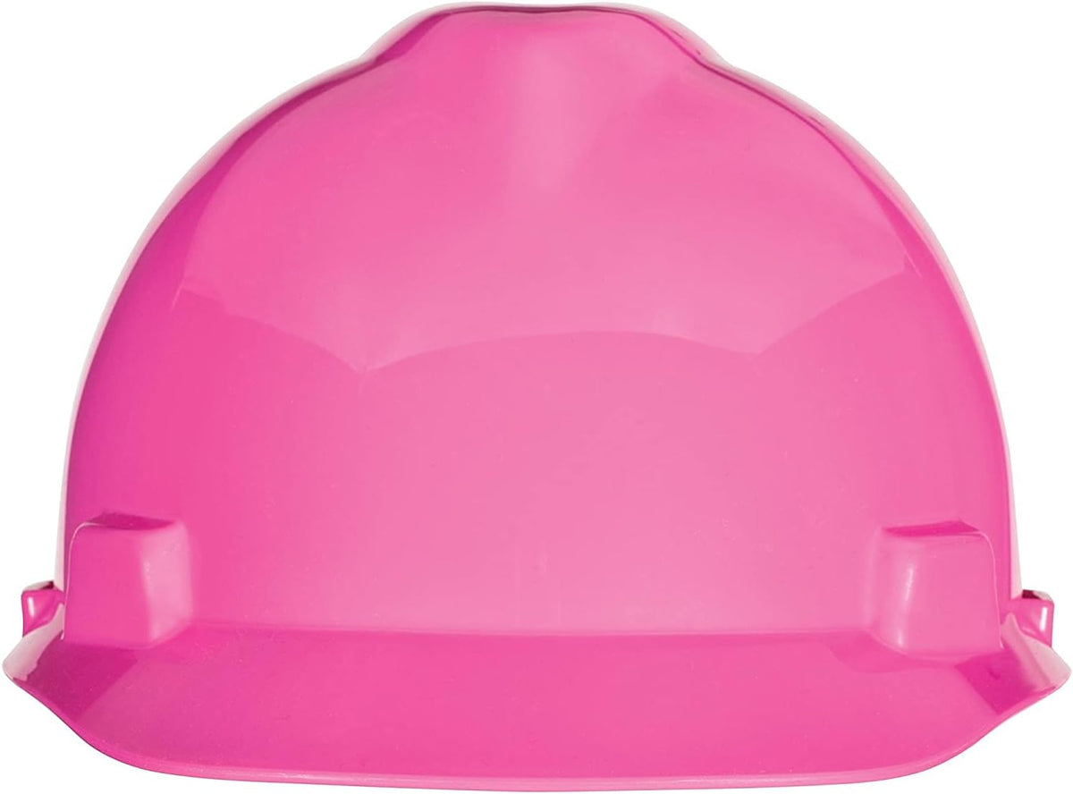 MSA 492559 V-Gard Cap Style Safety Hard Hat Suspension Polyethylene Shell, Superior Impact Protection, Self Adjusting Crown Straps