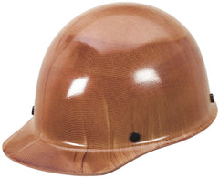 MSA 454617 Skullgard Cap Style Safety Hard Hat with Staz-on Pinlock Suspension Non-slotted Cap, Made of Phenolic Resin, Radiant Heat Loads up to 350F - Standard Size in Natural Tan