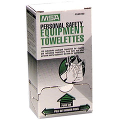 MSA 697383 Personal Safety Equipment Towelette (Pack of 100)