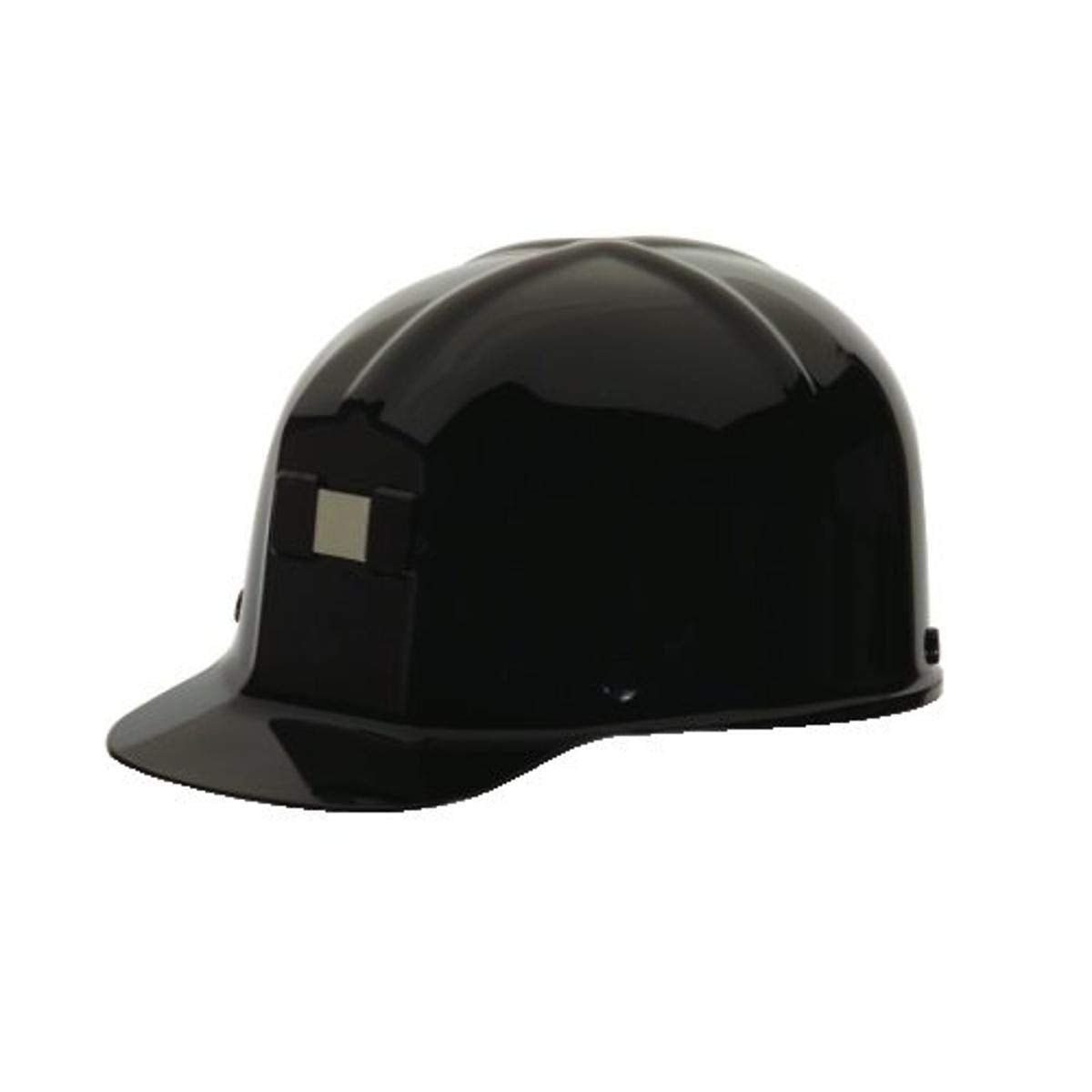 MSA 82769 Comfo-Cap Safety Hard Hat with Staz-on Pinlock Suspension Polycarbonate Shell Non-Slotted Black