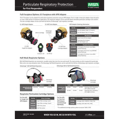 MSA 815452 Advantage 200 LS Respirator Large Single Neckstrap