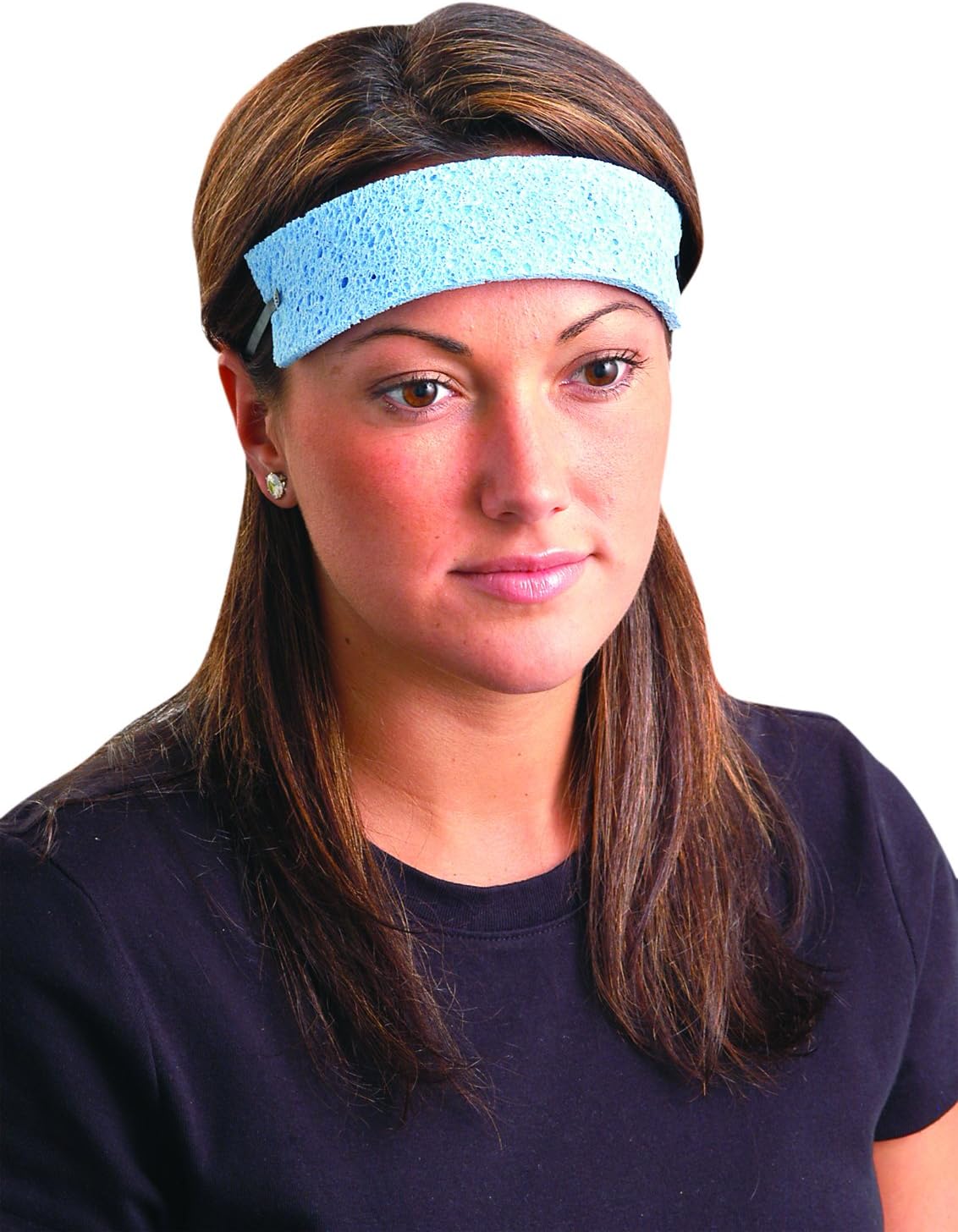 OccuNomix SBR100 Traditional Absorbent Cellulose Sweatbands, Blue, 100 Pack