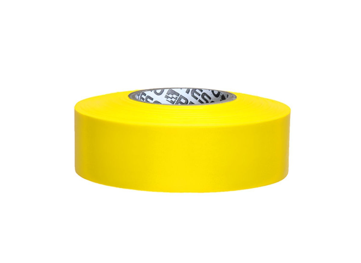 Presco TFYG 1-3/16 in x 150 ft Yellow Glo PVC Taffeta Flagging Tape