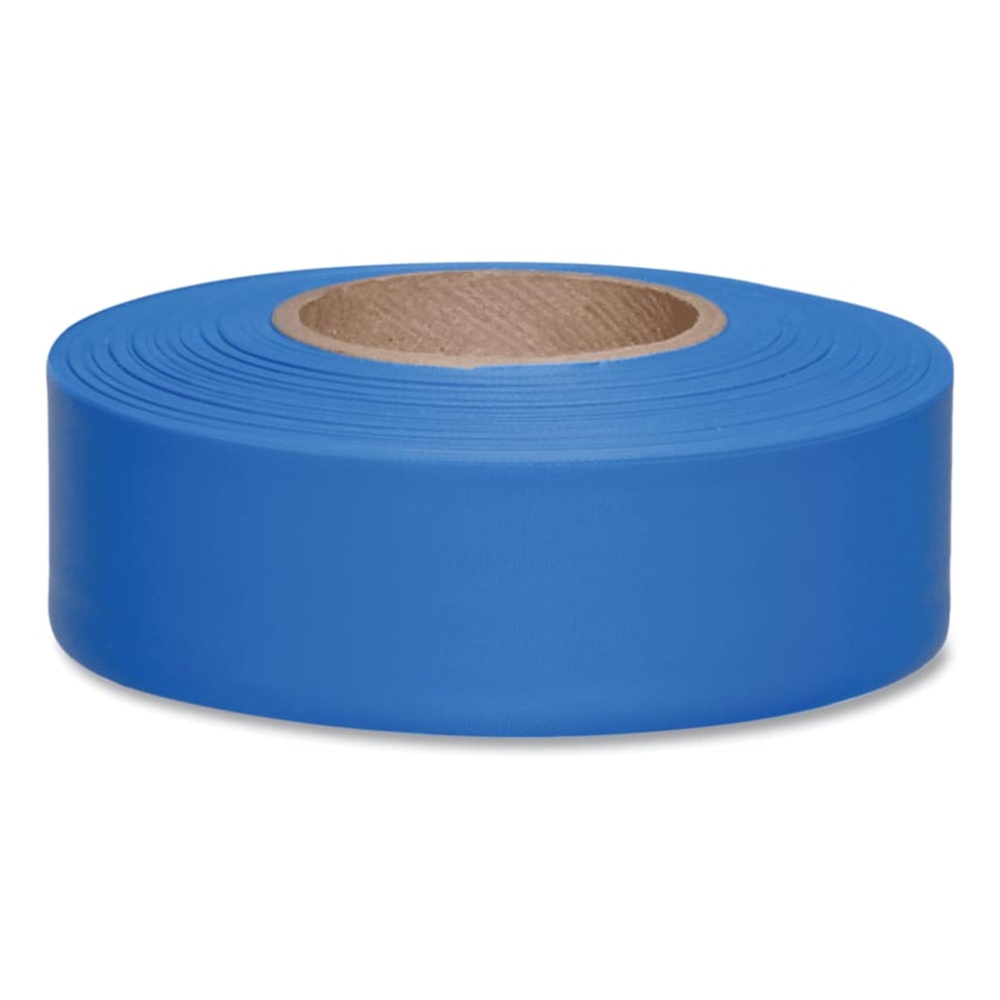 Presco TFB Blue PVC Taffeta Flagging Tape 1-3/16 inches x 300 ft