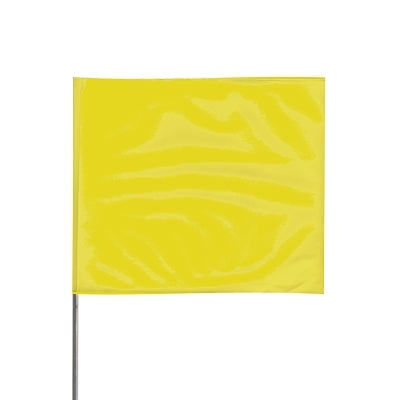 Presco 2321Y Standard Marking Flags Yellow 21 Inch 1000 Case