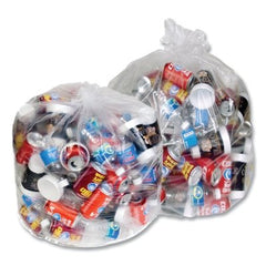 Pitt Plastics P6530XC Vu Thru Trash Liners 38 in W 58 in H Natural