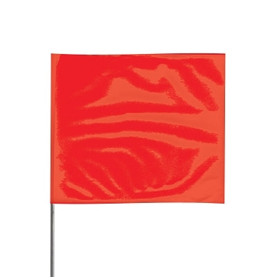 Presco 2321R Stake Flags 21 Inches Red 1000/Case