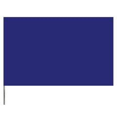 Presco 2321B Stake Flag 2 inch x 3 inch x 21 inch Blue PVC Steel Wire