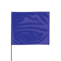 Presco 2321B Stake Flag 2 inch x 3 inch x 21 inch Blue PVC Steel Wire