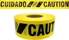 Presco SBR35XR174 Reinforced Danger Peligro Tape 3 in x 500 ft