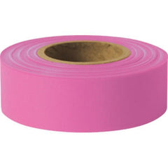 Presco TFPG Tape Flagging PVC 1-3/16 in X 150 FT 2 MIL Pink Glo Presco Products