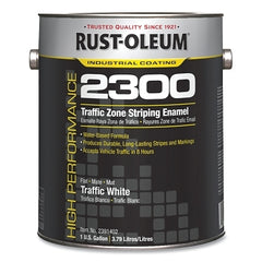 Rust-Oleum 2391402 High Performance 2300 System Traffic Zone Striping Paint 1 gal White Flat