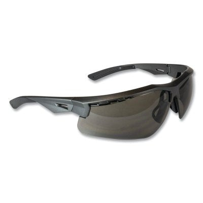 Radians TXM6-23ID Thraxus Safety Glasses Smoke Lens Polycarbonate Iquity Anti-Fog Coating Gunmetal Frame