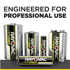 Rayovac ALC-6J Ultra Pro Alkaline Battery 1.5V C Size Shrink Pack 6 Count